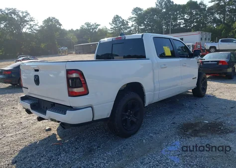 2021 Ram 1500 Big Horn 4X2 5'7 Box from USA, damaged, VIN 1C6RREFT3MN629070